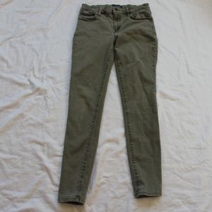 Express Women 4 Olive Jean Leggings